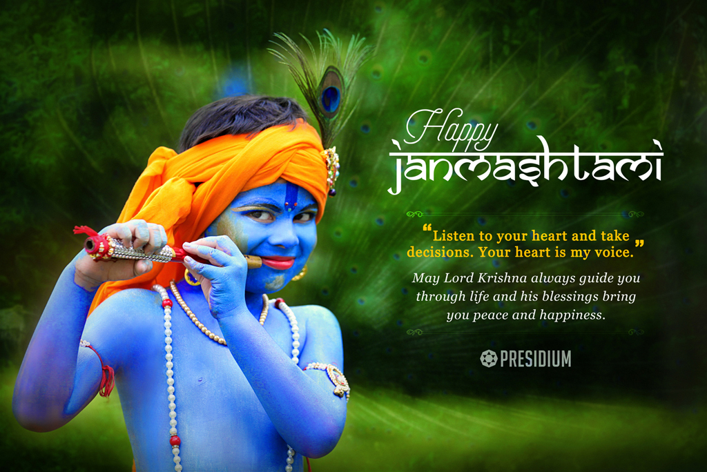 PRESIDIANS SEEK THE BENEDICTION OF LORD KRISHNA ON JANMASHTAMI