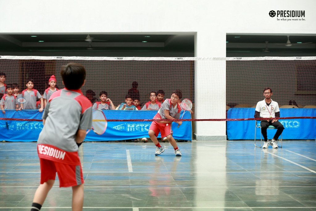 Presidium Rajnagar, PRESIDIANS EXHIBIT THEIR TALENT AT BADMINTON TOURNAMENT