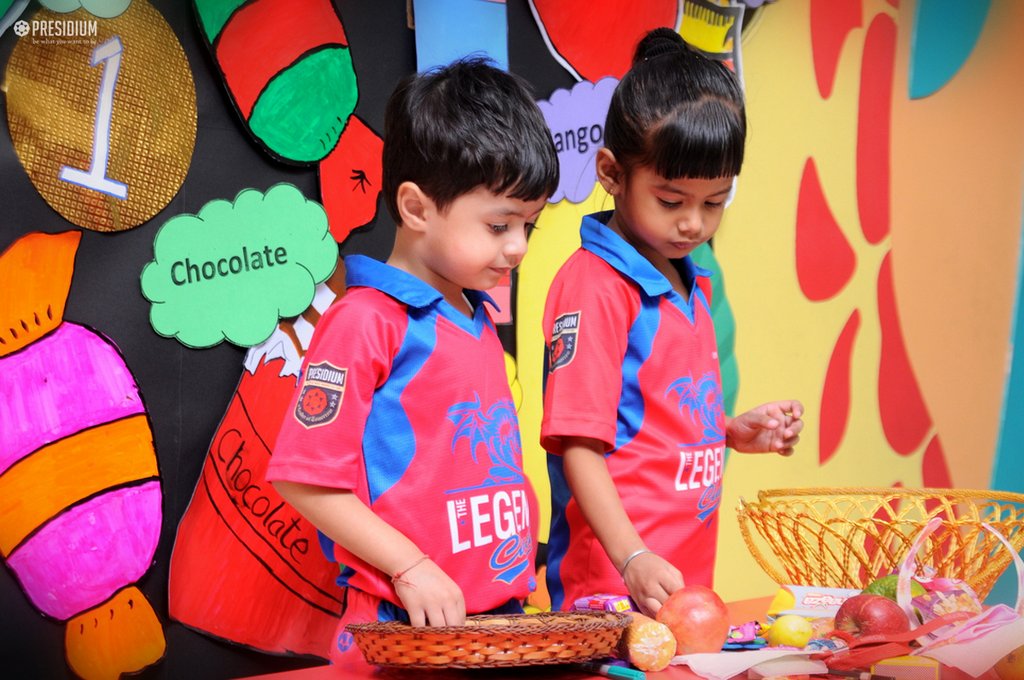 Presidium Rajnagar, CAN I EAT ACTIVITY: TINY TOTS DISTINGUISH EDIBLE & NON-EDIBLE