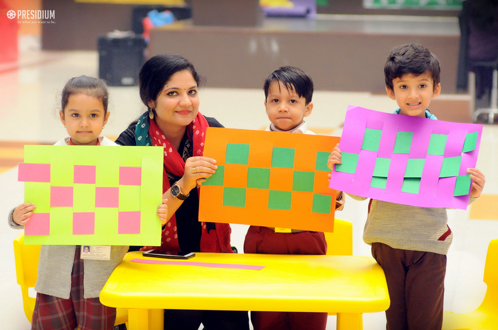 Presidium Rajnagar, TABLE MAT MAKING: PRESIDIANS COME UP WITH INNOVATIVE CREATIONS