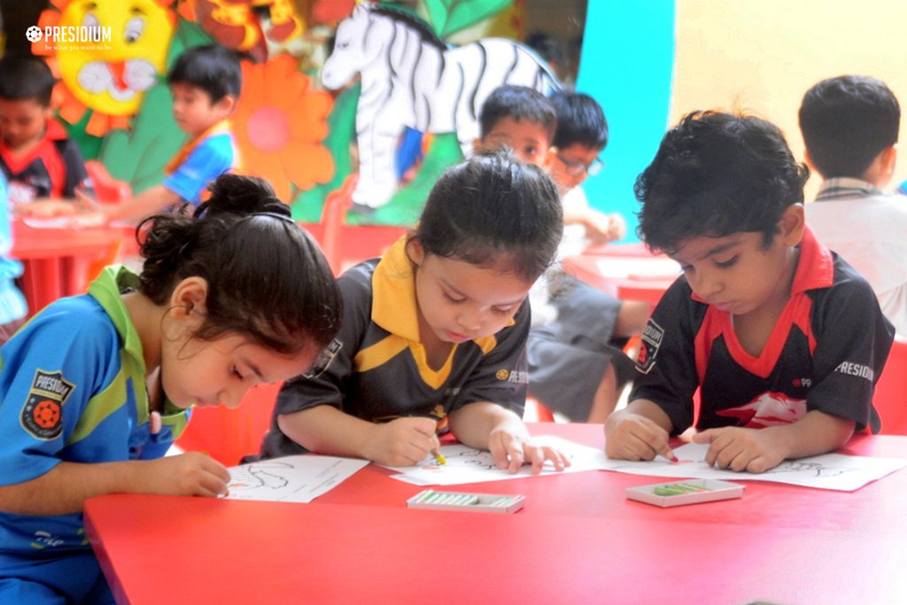 Presidium Rajnagar, ART FROM THE HEART COLOURING COMPETITION: CREATIVITY AT ITS BEST