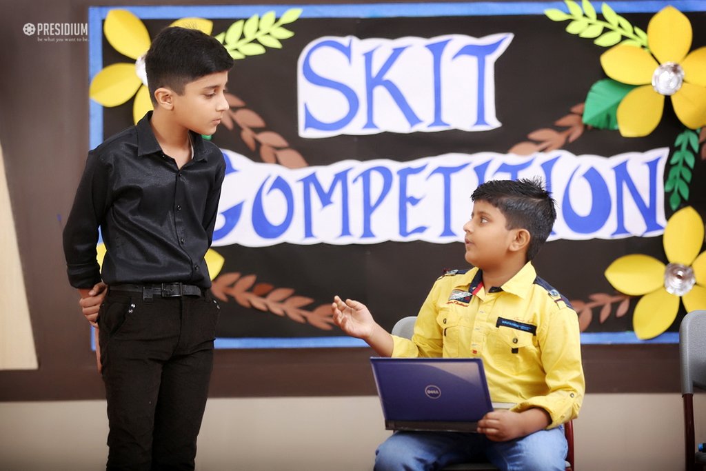 INTER-CLASS SKIT CONTEST:IGNITING STAGE WITH WIT & ACTING PROWESS