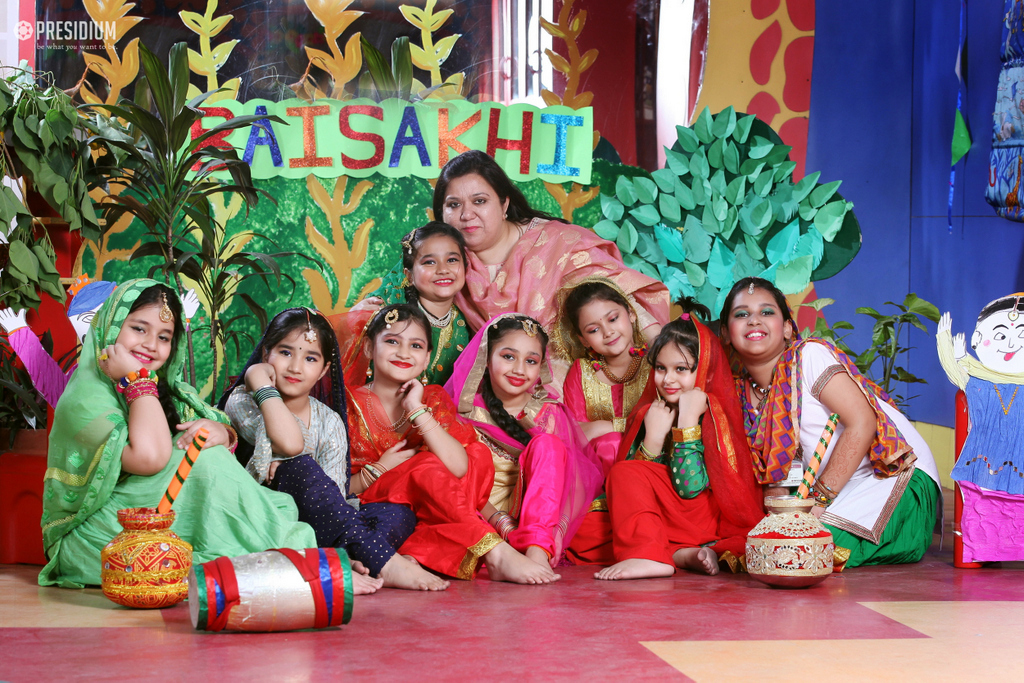 Presidium Vivek Vihar, HAPPY BAISAKHI! PRESIDIANS CELEBRATE THE NEW HARVEST SEASON