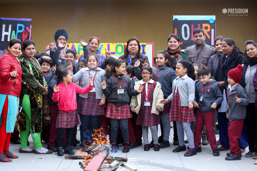 Presidium Vivek Vihar, PRESIDIANS CELEBRATE THE FESTIVAL OF LOHRI WITH GREAT ENTHUSIASM