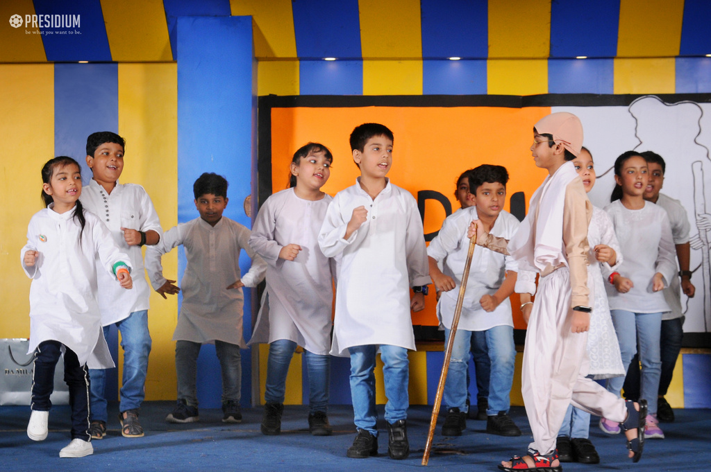 Presidium Punjabi Bagh, GANDHI JAYANTI: STUDENTS CELEBRATE GANDHIJI’S BIRTHDAY