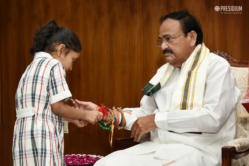 Presidium Punjabi Bagh, SPECIAL RAKHI CELEBRATION WITH HON. VICE PRESIDENT SHRI VENKAIAH NAIDU