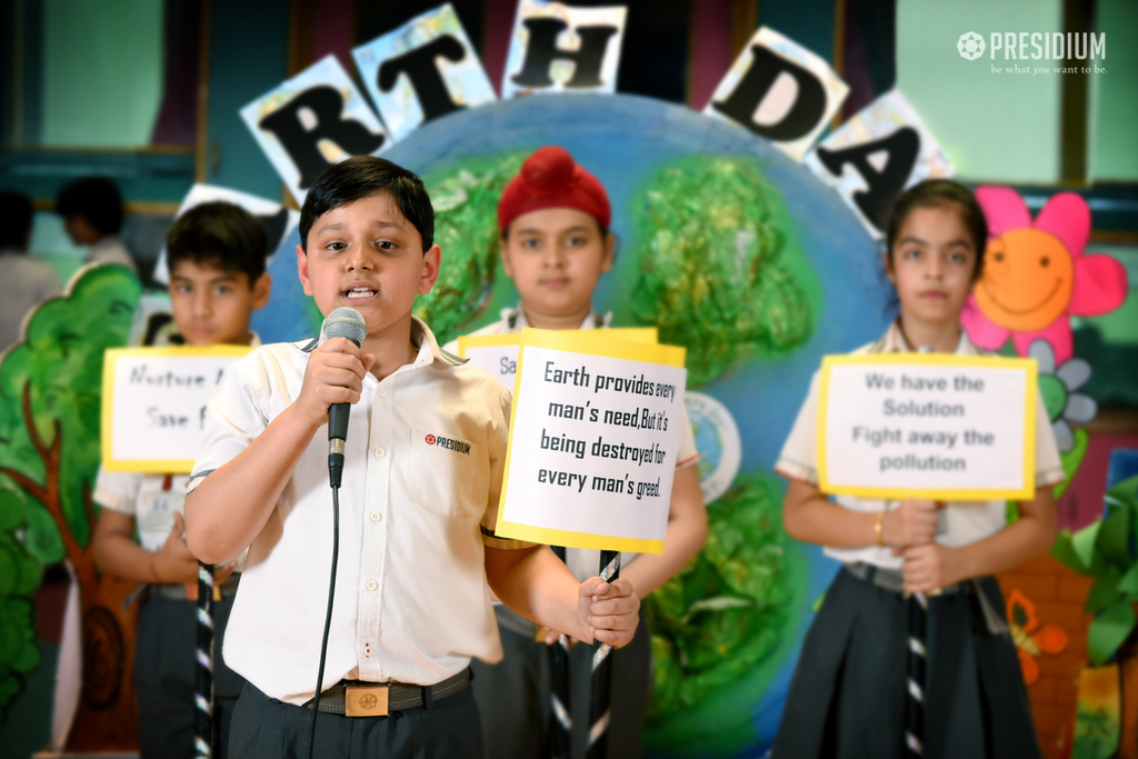 Presidium Punjabi Bagh, PRESIDIANS VOW TO PROTECT OUR BEAUTIFUL PLANET ON WORLD EARTH DAY