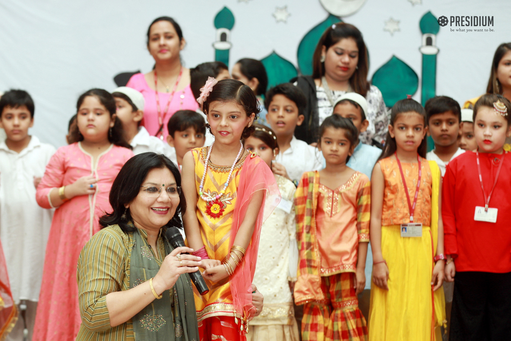 Presidium Rajnagar, THE SCHOOL ATRIUM ENLIVENS WITH EID CELEBRATIONS