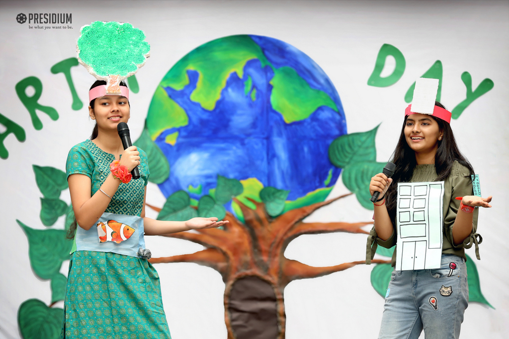 Presidium Rajnagar, PRESIDIANS CELEBRATE EARTH DAY WITH A PLEDGE TO SAVE ENVIRONMENT! 