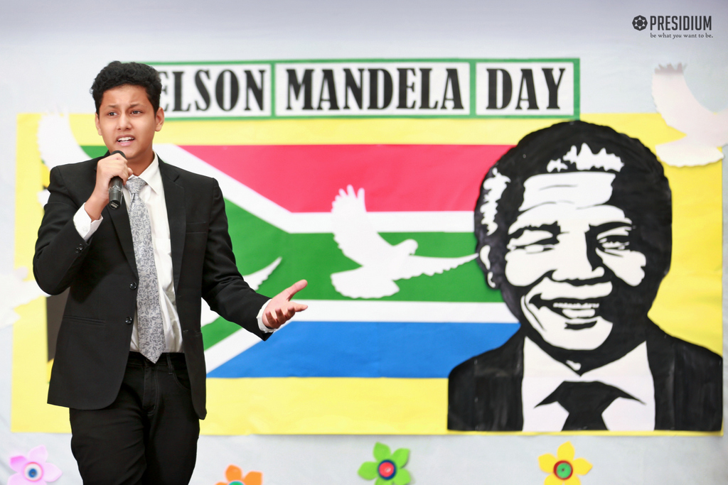 Presidium Rajnagar, PRESIDIANS MARK NELSON MANDELA DAY IN A SPECIAL WAY!