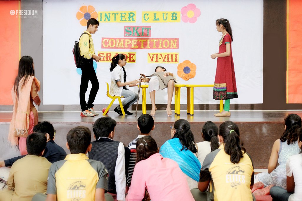 Presidium Rajnagar, INTER-CLUB SKIT COMPETITION: PRESIDIANS DISPLAY ARTISTIC TALENT