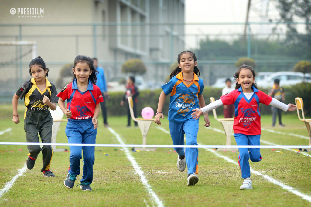 Presidium Rajnagar, SPORTS DAY SEMI FINALS: SPORTS REVEAL THE CHARACTER OF PLAYERS