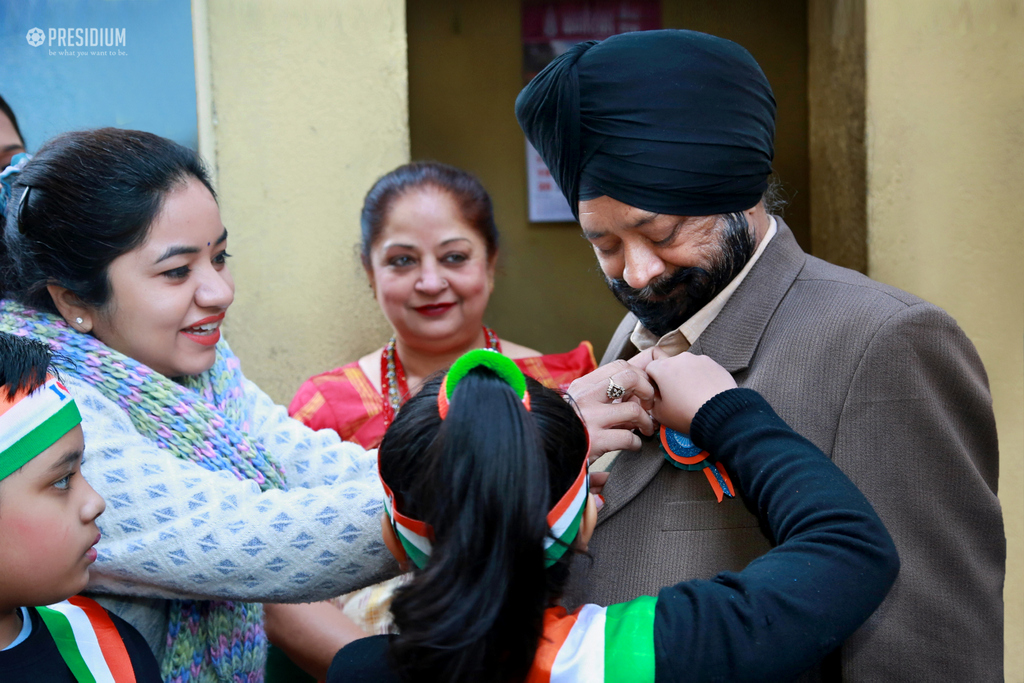 Presidium Vivek Vihar, PRESIDIANS CELEBRATE REPUBLIC DAY WITH DEAR  SUDHA MA'AM