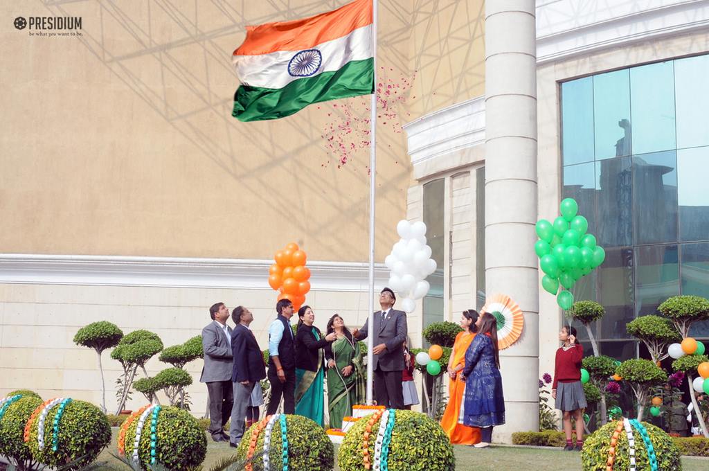 Presidium Indirapuram, PATRIOTIC PRESIDIANS CELEBRATE 69TH REPUBLIC DAY WITH ZEST