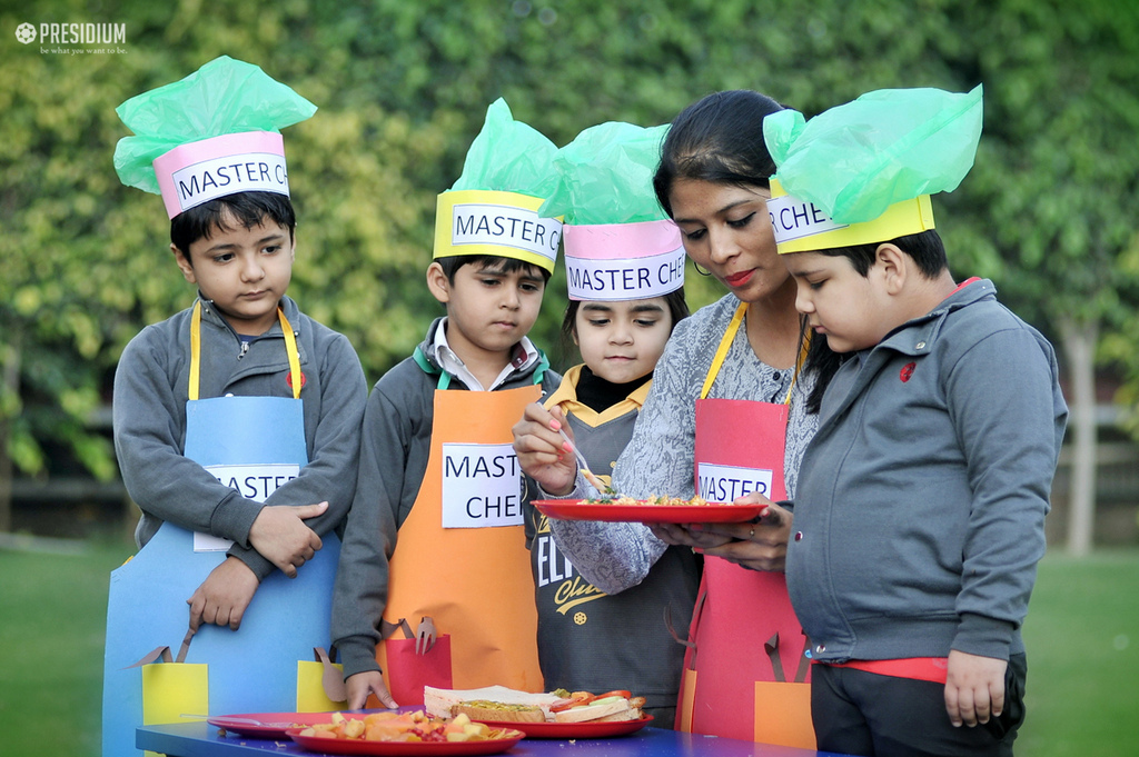 Presidium Rajnagar, LITTLE PRESIDIANS EXCITEDLY INDULGE IN FIRE-LESS COOKING