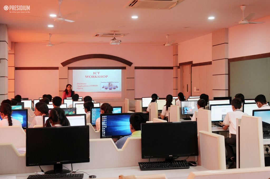 Presidium Rajnagar, ICT WORKSHOP UPGRADES 'IT' AWARENESS OF OUR GRADE 8 PRESIDIANS