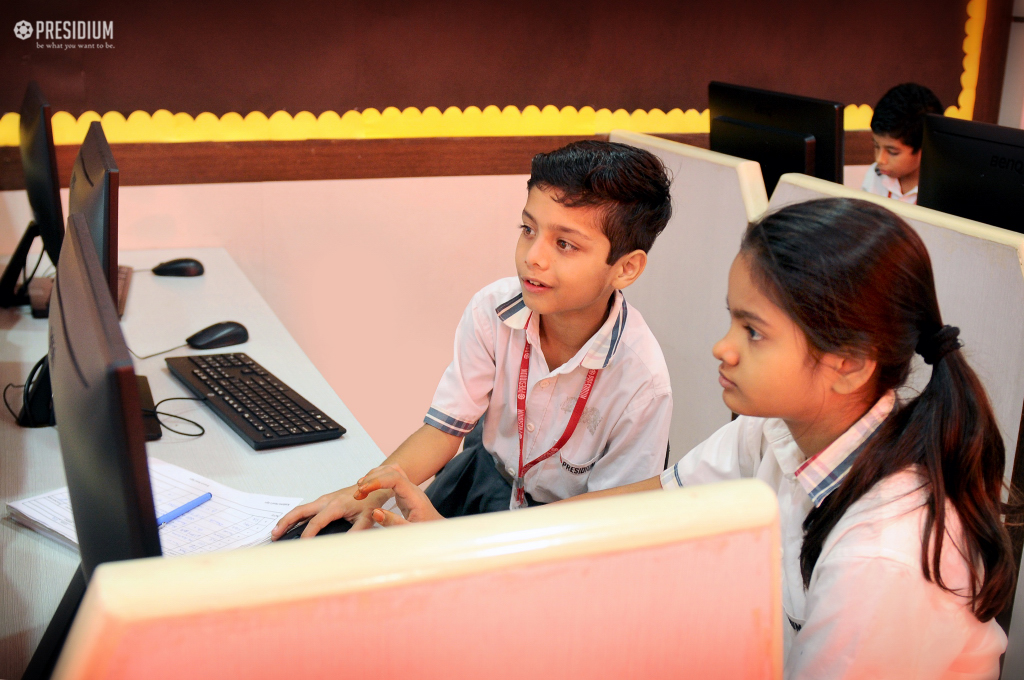 Presidium Rajnagar, PRESIDIANS SHOWCASE THEIR ICT SKILLS BY ‘MAKING A PUBLICATION’