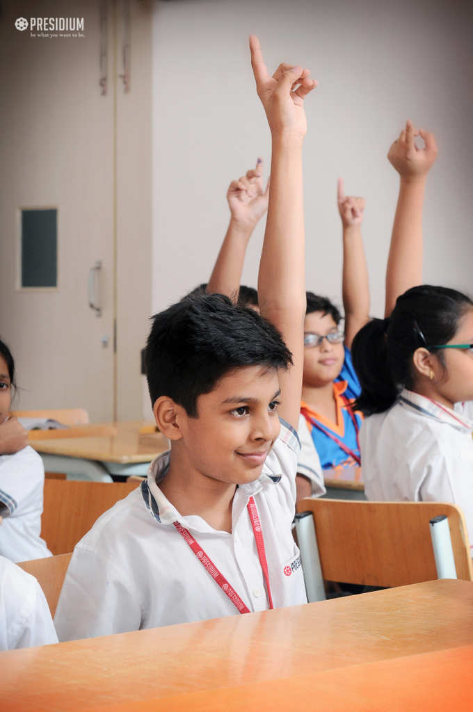 Presidium Rajnagar, SPELLATHON: PRESIDIANS DISPLAY THEIR GRASP OVER WORDS & SPELLINGS