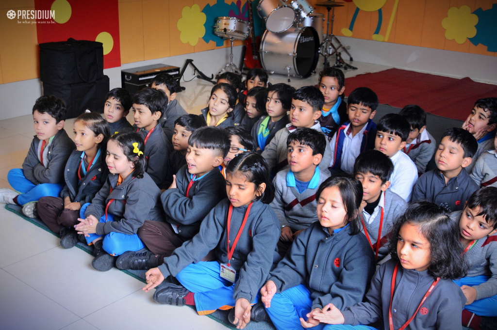 Presidium Rajnagar, LITTLE PRESIDIANS RELISH A MELODIOUS EXPERIENCE IN VOCAL WORKSHOP