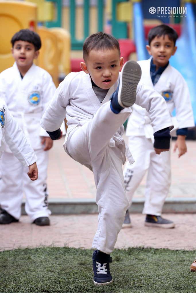 Presidium Vivek Vihar, PRESIDIANS INDULGE IN A FUN TAEKWONDO ACTIVITY