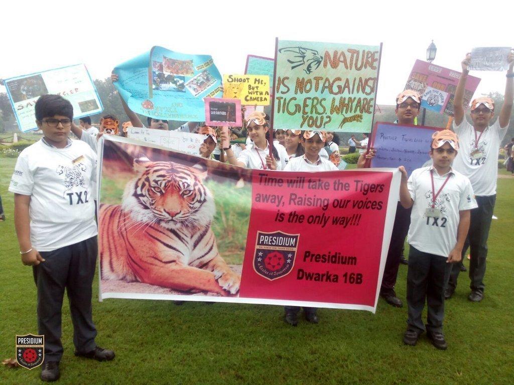 SAVE TIGERS TO SAVE THE PLANET:PRESIDIANS OBSERVE WORLD TIGER DAY