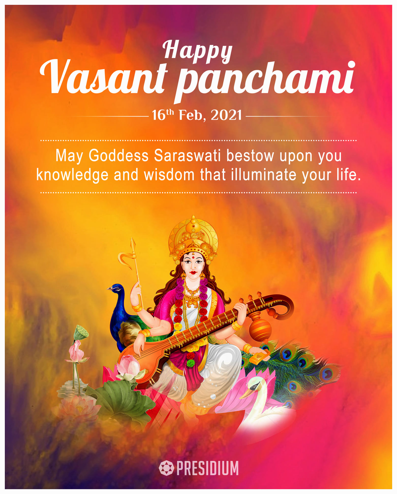 WISHING EVERYONE A BLISSFUL & VIBRANT VASANT PANCHAMI