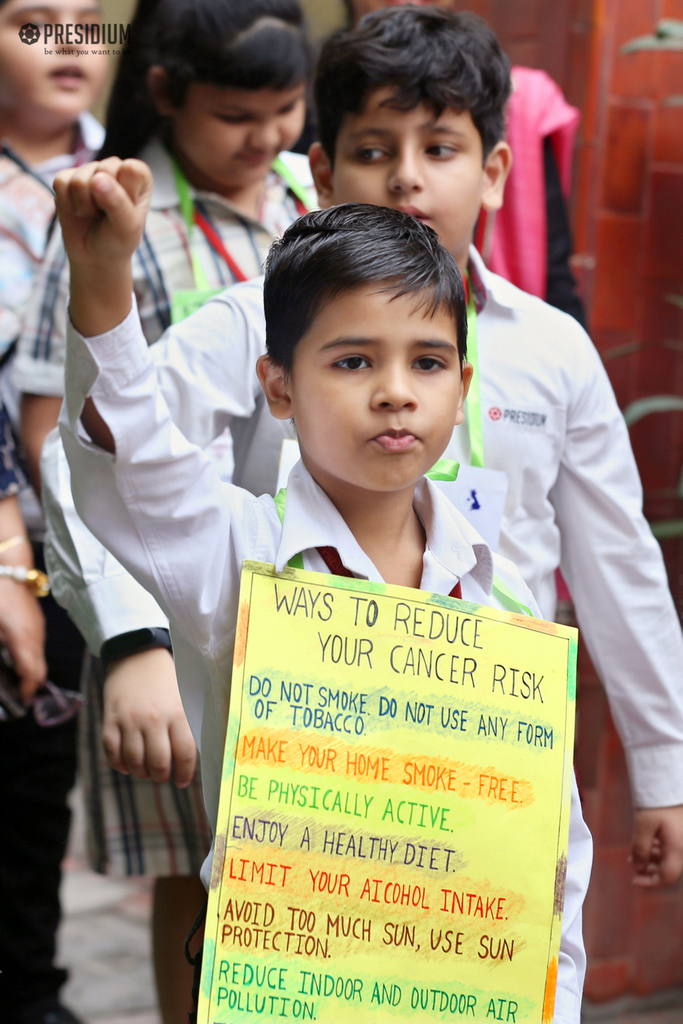 Presidium Vivek Vihar, AN INFLUENCIAL ROAD SHOW ON CANCER AWARENESS DAY