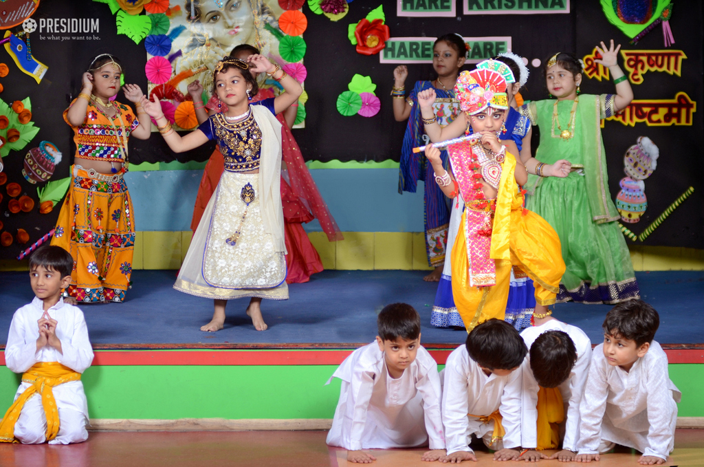 Presidium Vivek Vihar, FLAMBOYANT JANMASHTAMI CELEBRATIONS ELATES YOUNG SOULS