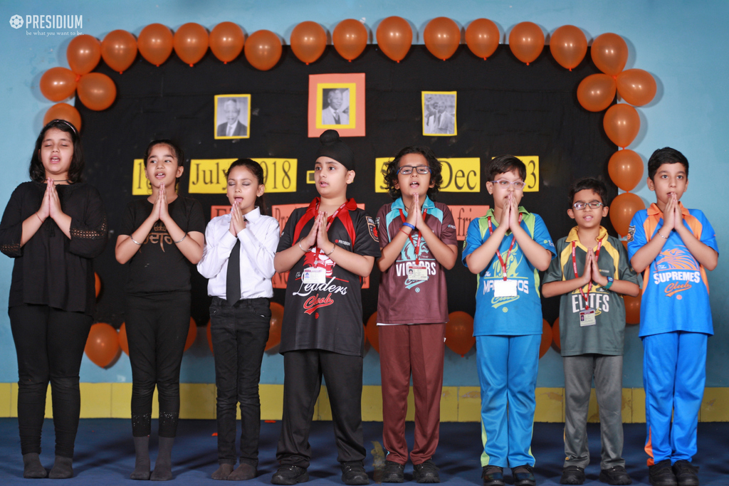 Presidium Vivek Vihar, PRESIDIANS HONOUR NELSON MANDELA WITH A SPECIAL ASSEMBLY