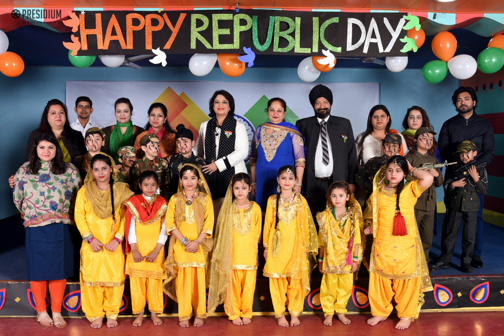 Presidium Vivek Vihar, SUDHA MA'AM JOINS LEADERS OF TOMORROW ON REPUBLIC DAY CELEBRATION