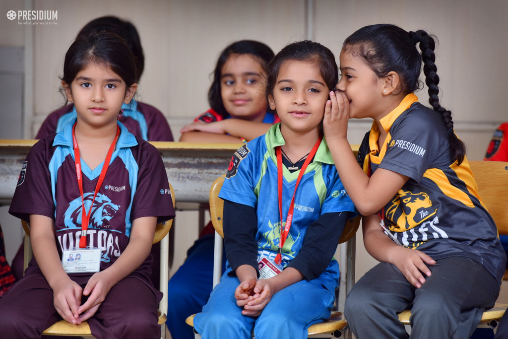 Presidium Indirapuram, STUDENTS PLAY A LITTLE CHARADES TO ENHANCE COMMUNICATION SKILLS