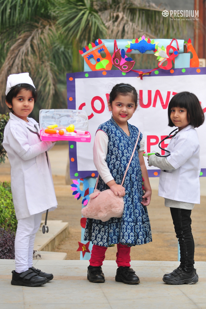 Presidium Indirapuram, STUDENTS DEVELOP A SENSE OF GRATITUDE TO COMMUNITY HELPERS