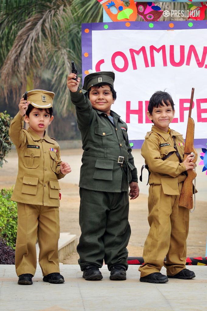 Presidium Indirapuram, STUDENTS DEVELOP A SENSE OF GRATITUDE TO COMMUNITY HELPERS