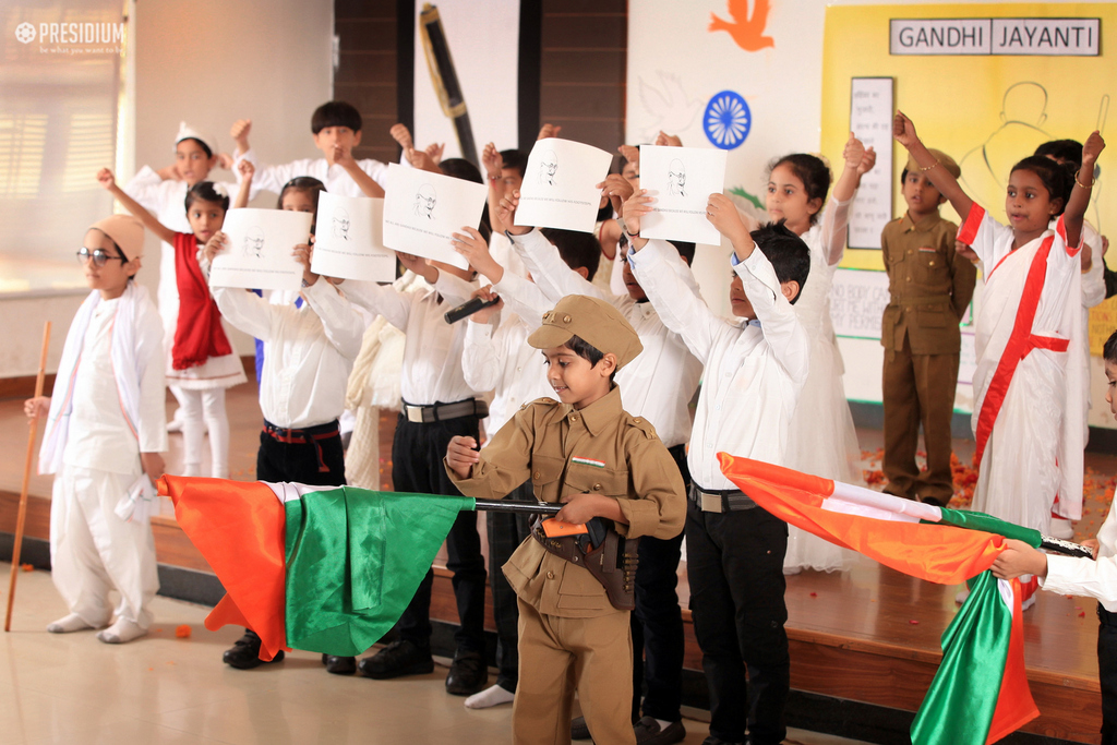 Presidium Gurgaon-57, GANDHI JAYANTI: PRESIDIANS VOW TO FOLLOW GANDHIJI'S PATH OF LIFE