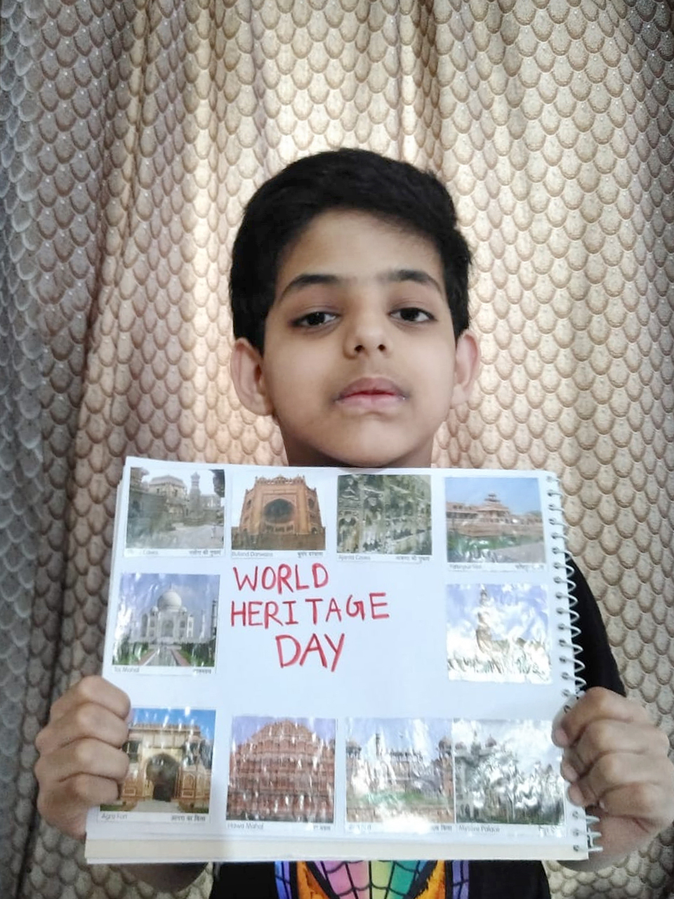 Presidium Vivek Vihar, STUDENTS MARK WORLD HERITAGE DAY WITH A VIRTUAL TOUR OF MONUMENTS