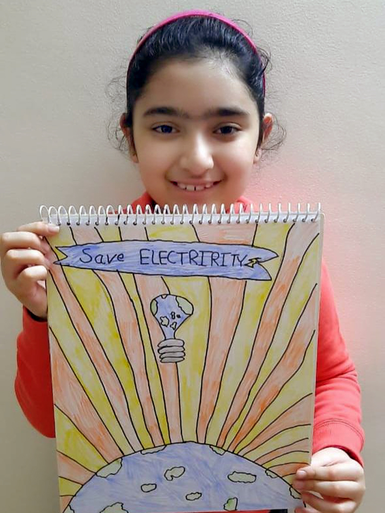 Presidium Indirapuram, STUDENTS MARK NATIONAL ENERGY CONSERVATION DAY WITH POSTER MAKING