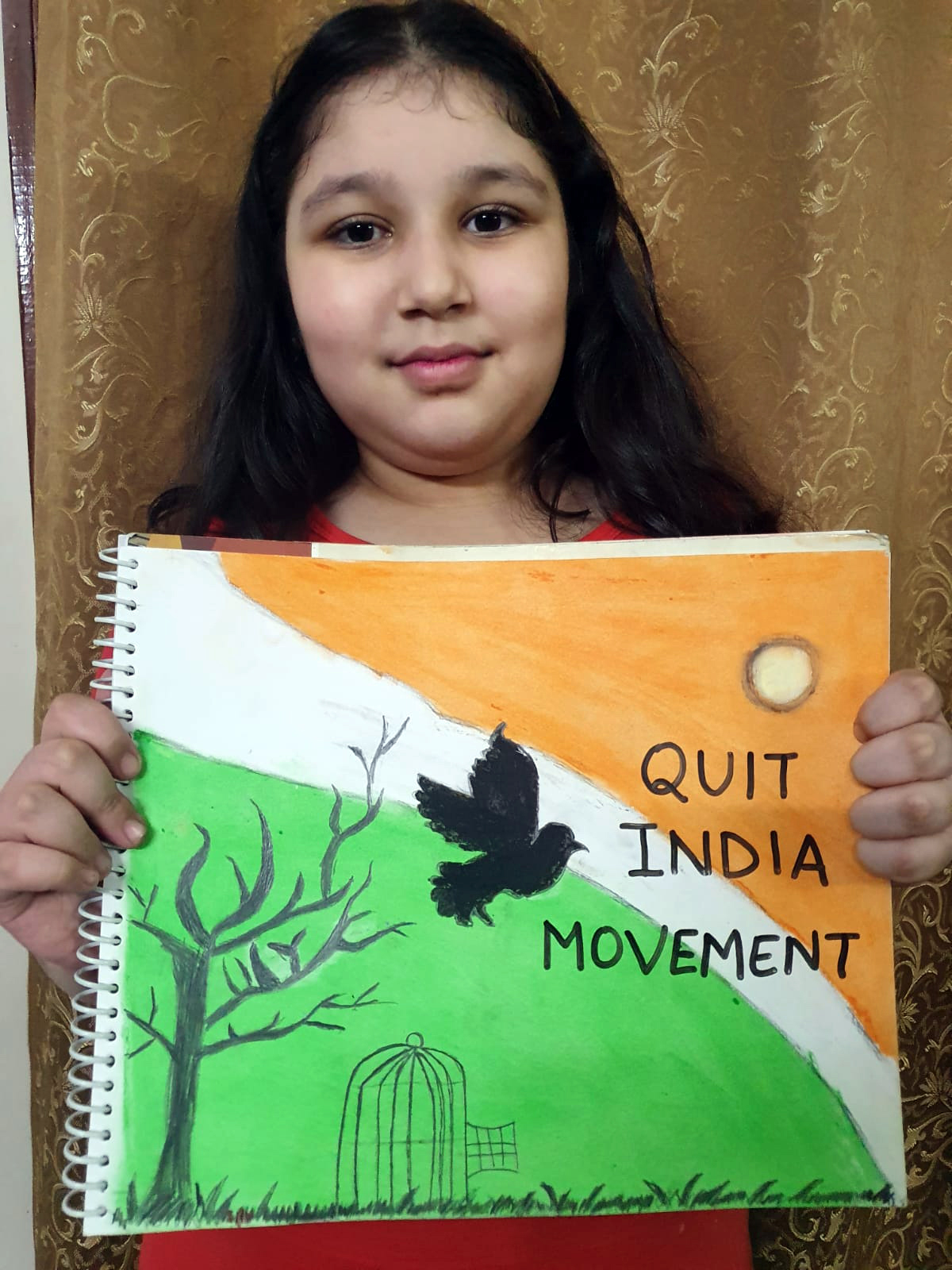 Presidium Dwarka-6, QUIT INDIA MOVEMENT DAY: STUDENTS SALUTE OUR BRAVE HEROES!