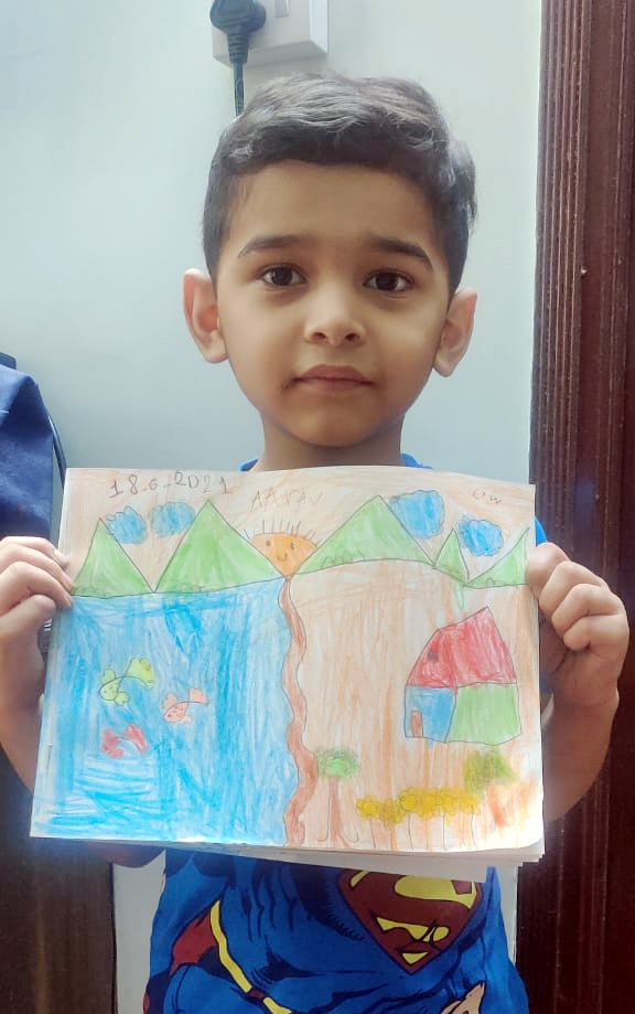 Presidium Indirapuram, STUDENTS EXHIBIT THEIR TALENT AT COLOURING COMPETITION