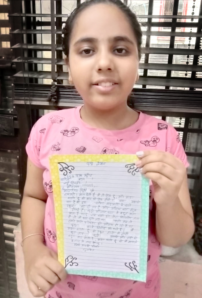 Presidium Punjabi Bagh, STUDENTS EXPRESS THEMSELVES WITH INFORMAL LETTER WRITING Presidium Punjabi Bagh, STUDENTS EXPRESS THEMSELVES WITH INFORMAL LETTER WRITING