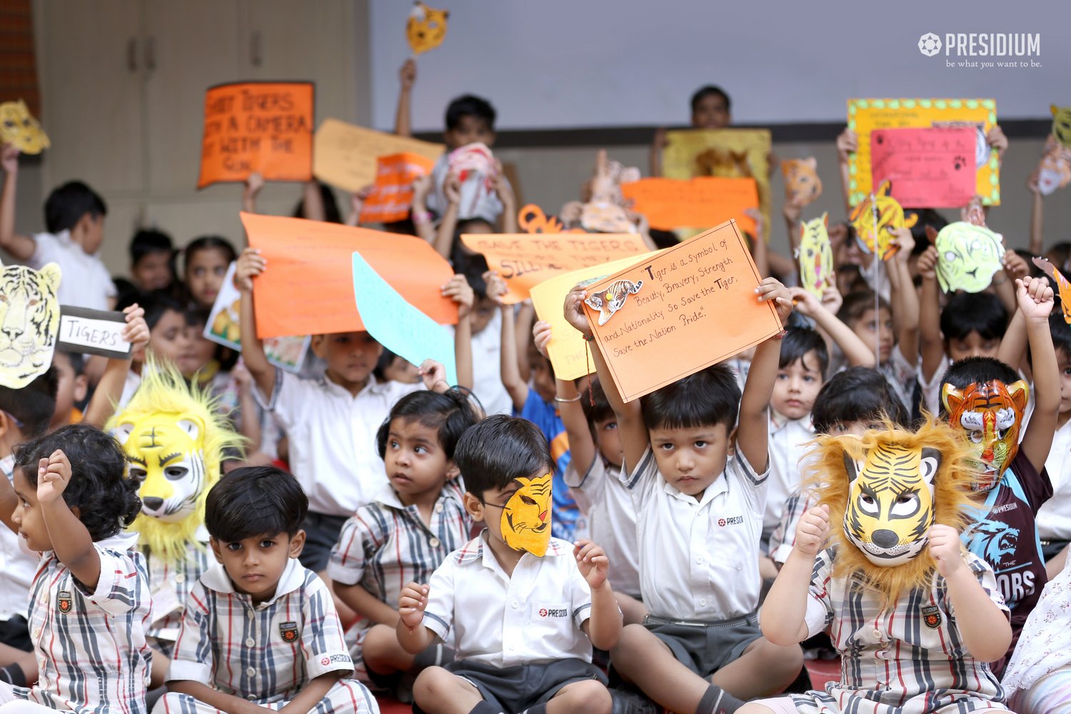 Presidium Noida-31, TOGETHER WE CAN SAVE THE TIGER FROM EXTINCTION Presidium Noida-31, TOGETHER WE CAN SAVE THE TIGER FROM EXTINCTION