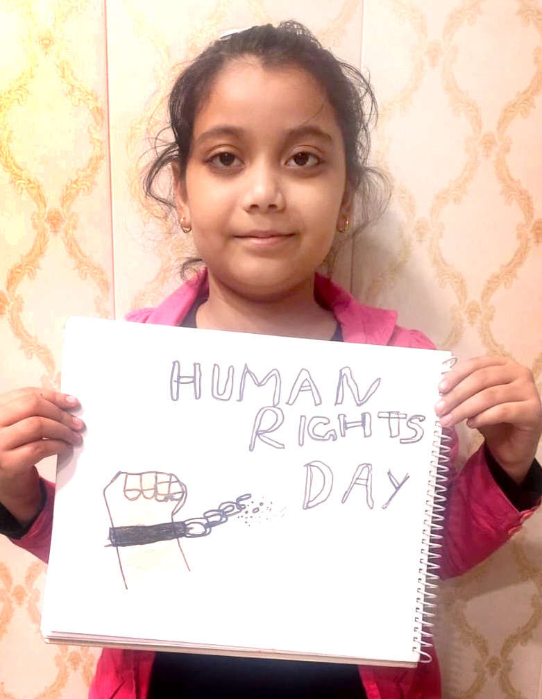 Presidium Punjabi Bagh, STUDENTS PROMOTE THE IMPORTANCE OF HUMAN RIGHTS DAY