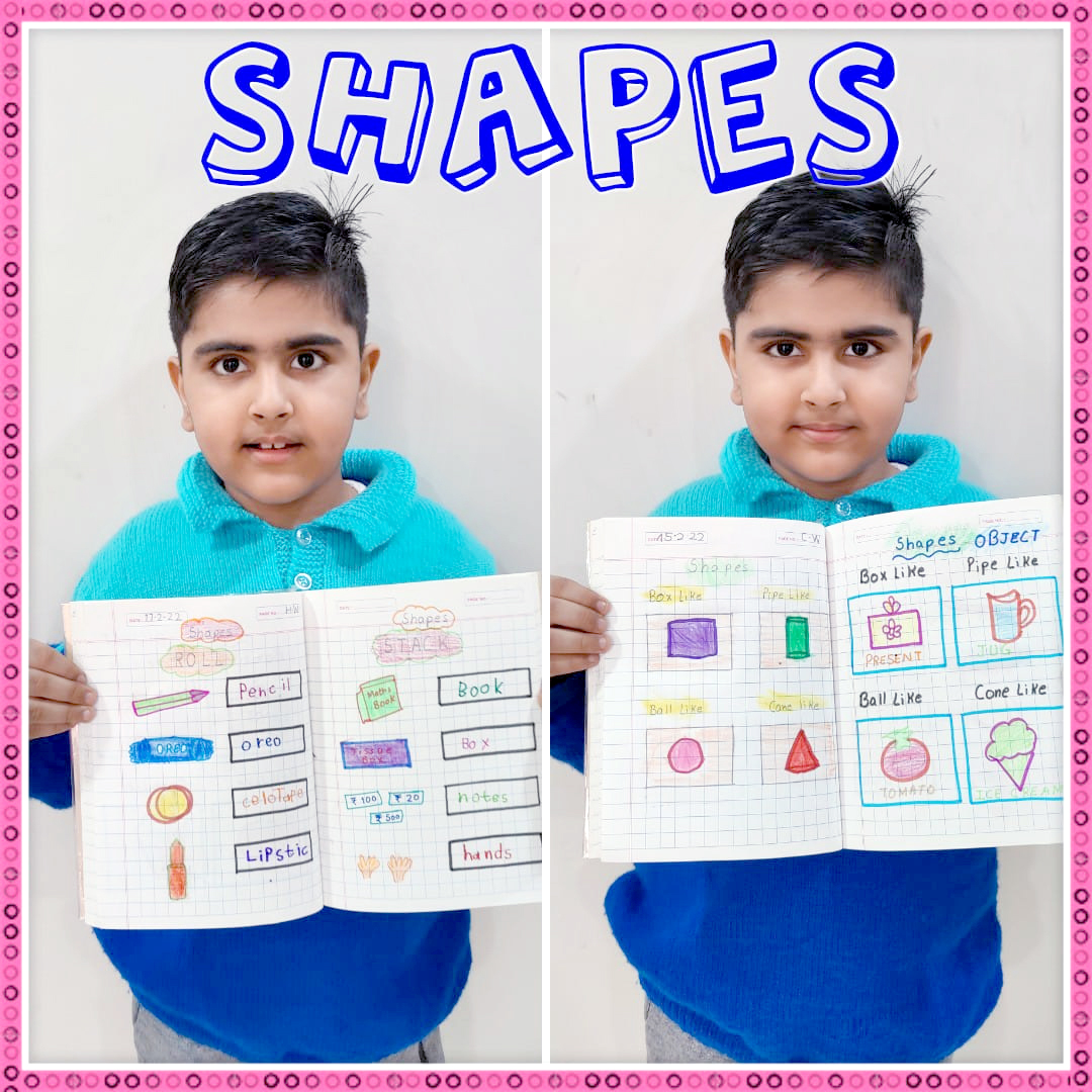 Presidium Pitampura, STUDENTS LEARN TO IDENTIFY & DESCRIBE DIFFERENT TYPES OF SHAPES