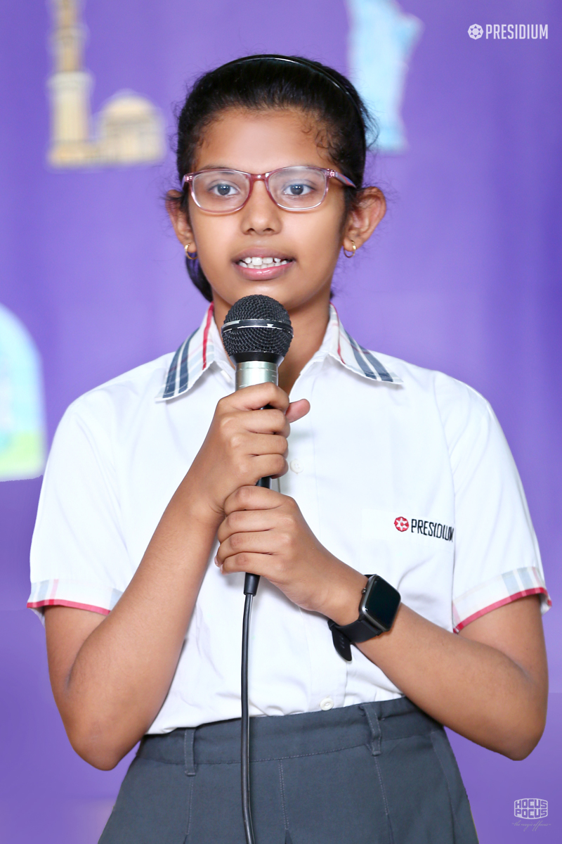 Presidium Pitampura, STUDENTS OBSERVE WORLD HERITAGE DAY WITH SPECIAL ASSEMBLY 