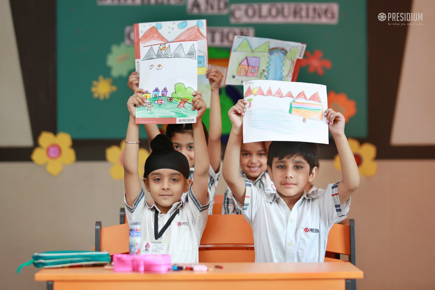 Presidium Rajnagar, STUDENTS SHOWCASE THEIR CREATIVE FLAIR & ARTISTIC SKILLS