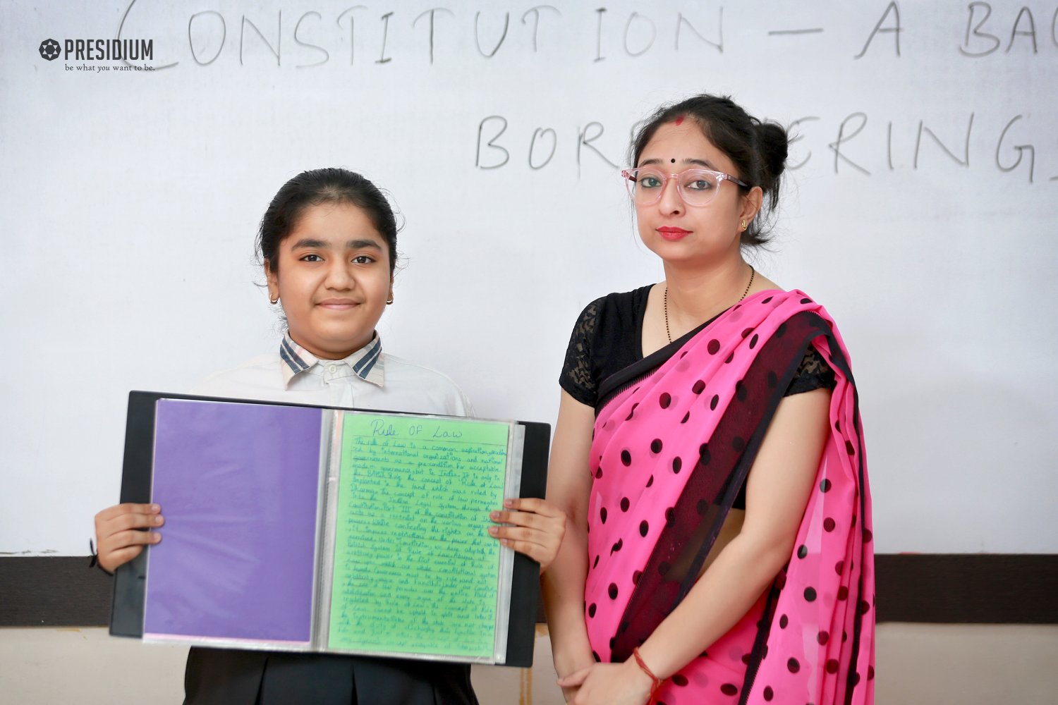 Presidium Rajnagar, STUDENTS LEARN ABOUT THE VARIOUS FEATURES OF OUR CONSTITUTION
