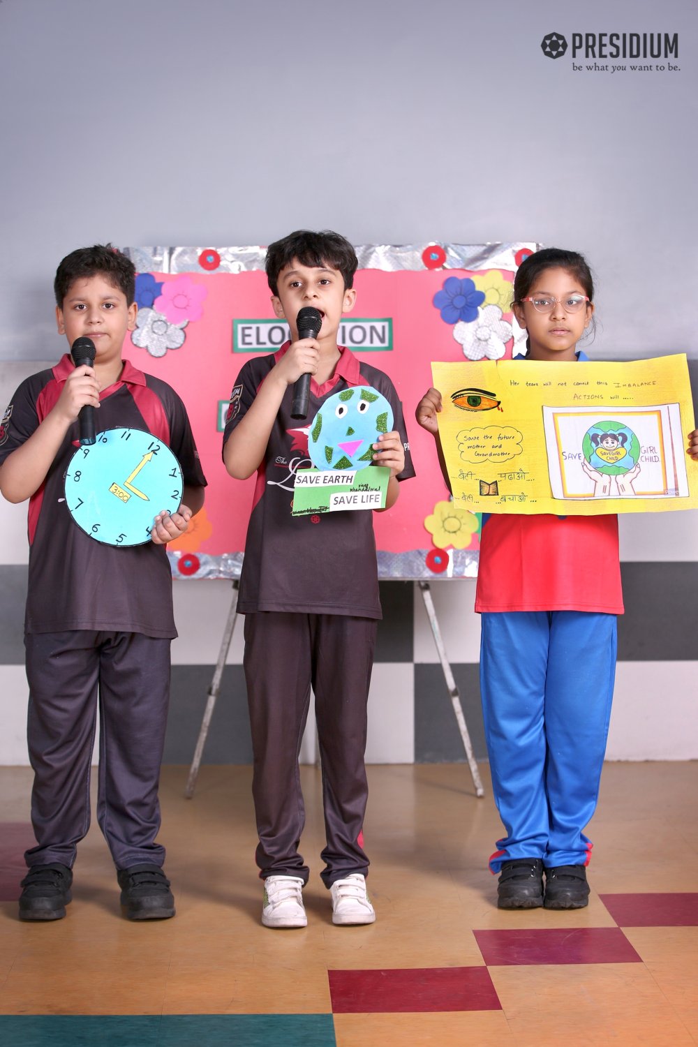 Presidium Vivek Vihar, STUDENTS ACE THE ART OF PUBLIC SPEAKING AT ELOCUTION COMPETITION