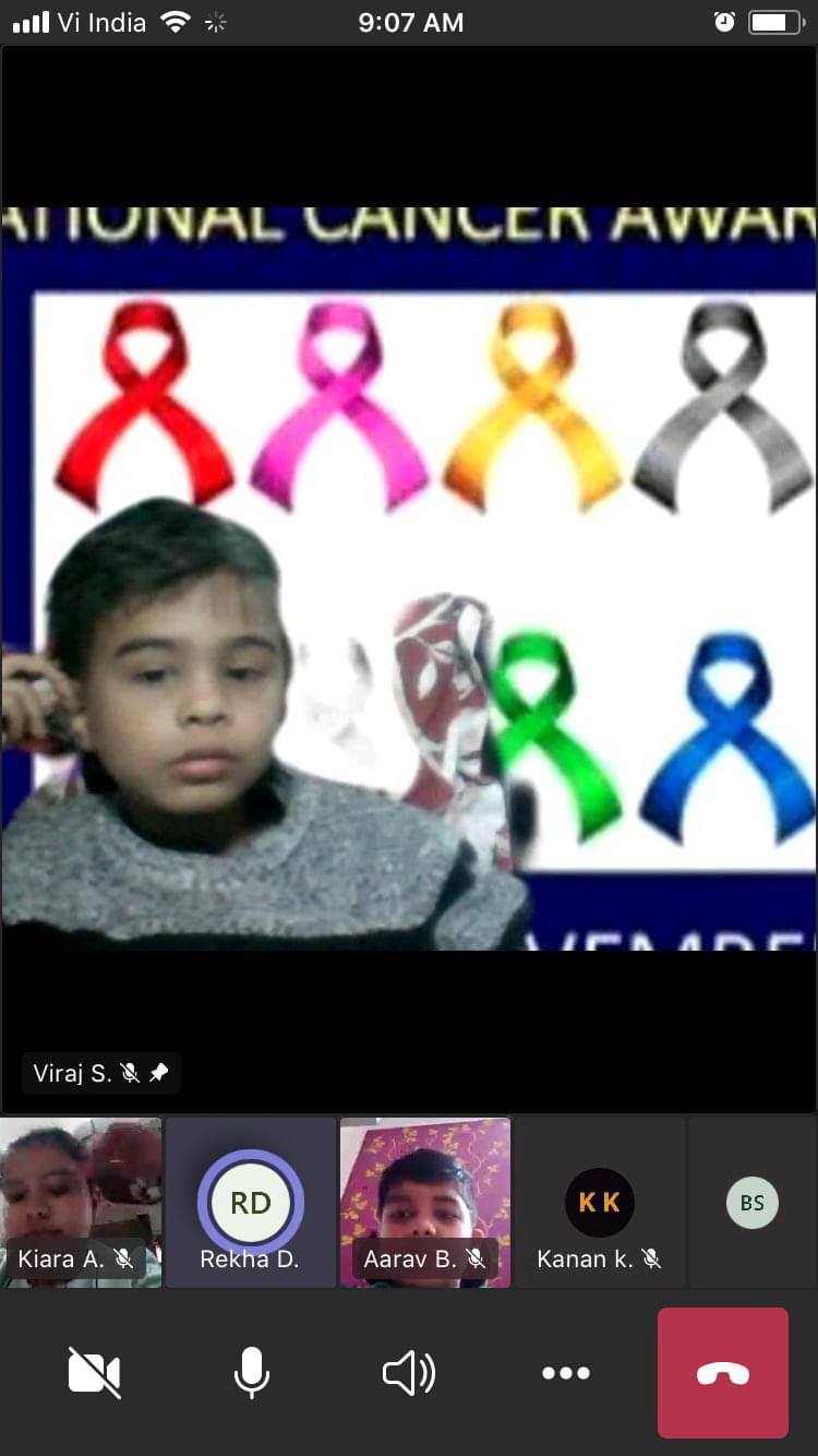 Presidium Vivek Vihar, STUDENTS OBSERVE WORLD CANCER DAY WITH A HANDFUL OF ACTIVITIES Presidium Vivek Vihar, STUDENTS OBSERVE WORLD CANCER DAY WITH A HANDFUL OF ACTIVITIES