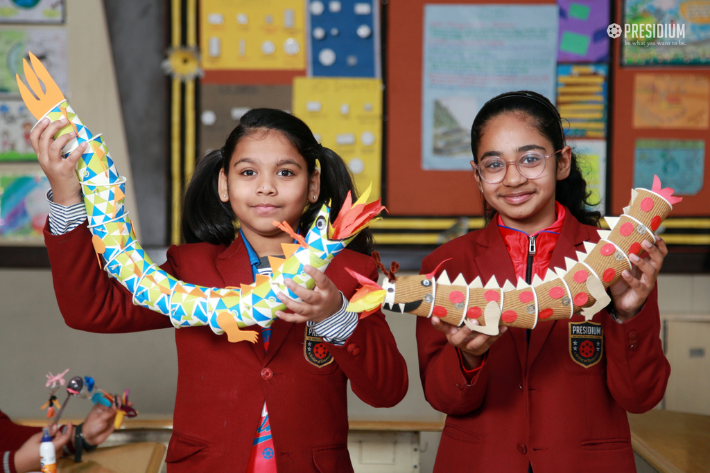 Presidium Indirapuram, OUR BUDDING ARTISTS MAKE THE MOST OF PUPPET MAKING COMPETITION