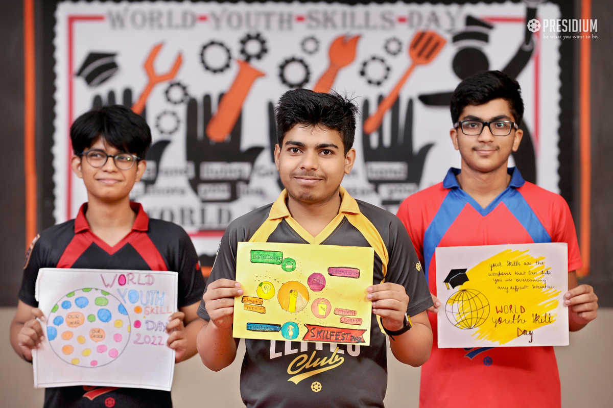 Presidium Noida-31, STUDENTS SPREAD AWARENESS ABOUT RELEVANT SKILLS Presidium Noida-31, STUDENTS SPREAD AWARENESS ABOUT RELEVANT SKILLS