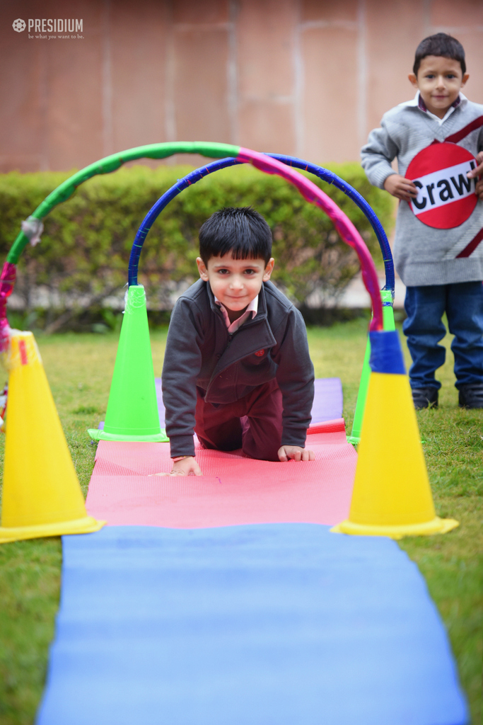 Presidium Dwarka-6, AN ACTIVITY IS ORGANIZED FOR STUDENTS TO LEARN ACTION WORDS